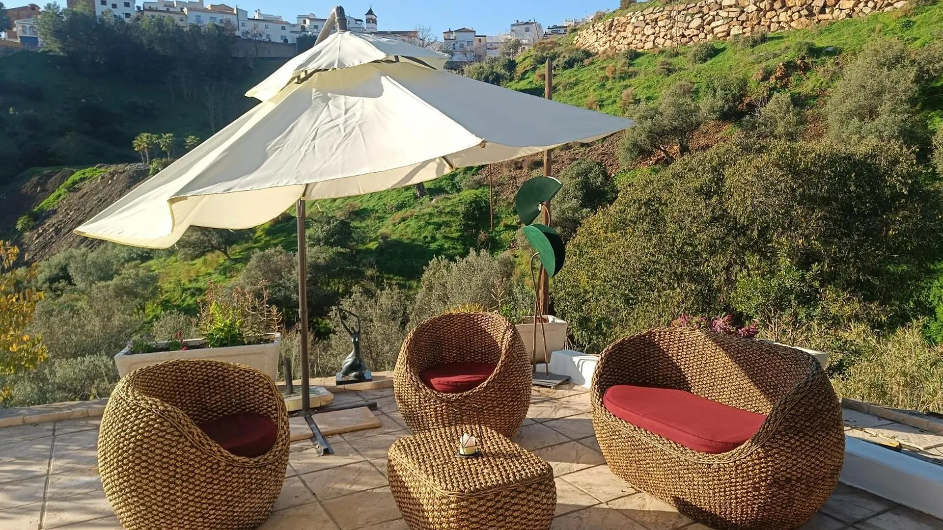 Casa Medina - Private Villa With Terrace And Sea View, 25 Minutes From Malaga Moclinejo Casa vacanze
