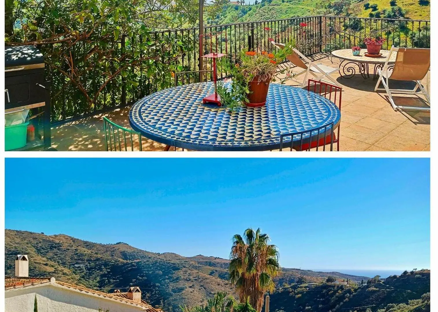 Casa Medina - Private Villa With Terrace And Sea View, 25 Minutes From Malaga Moclinejo