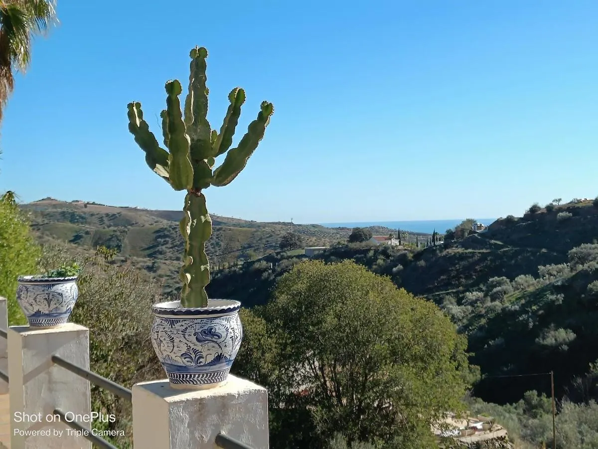 Casa Medina - Private Villa With Terrace And Sea View, 25 Minutes From Malaga Moclinejo