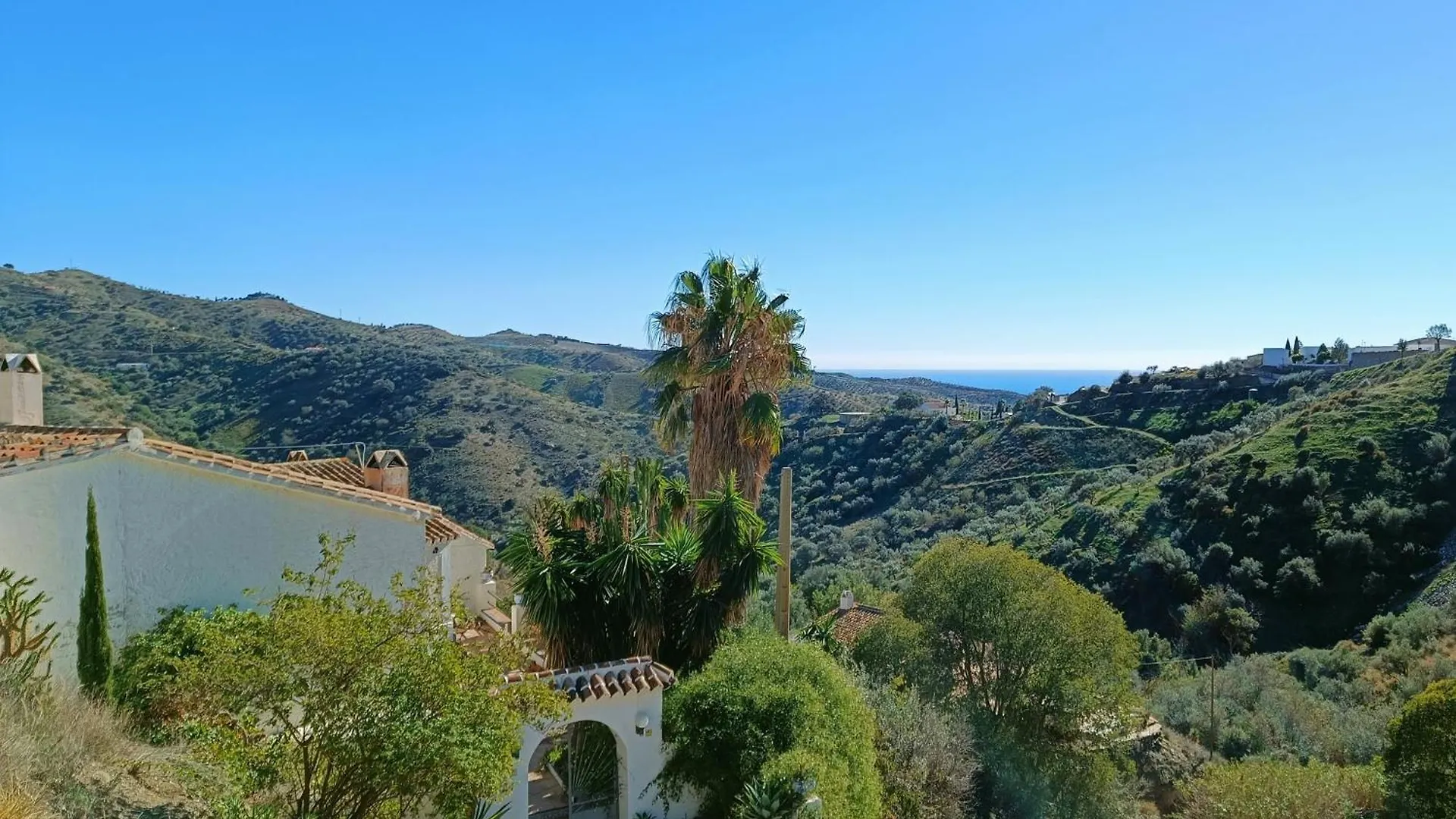 Casa Medina - Private Villa With Terrace And Sea View, 25 Minutes From Malaga Moclinejo España