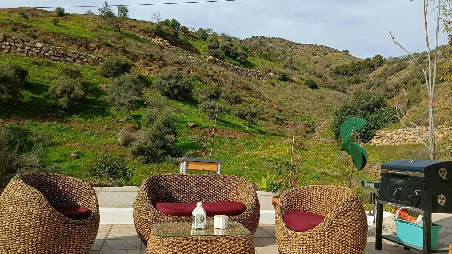 Сasa de vacaciones Casa Medina - Private Villa With Terrace And Sea View, 25 Minutes From Malaga Moclinejo